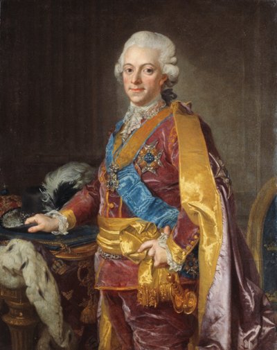 Gustav III, Koning van Zweden 1772-1792 door Lorens the Younger Pasch